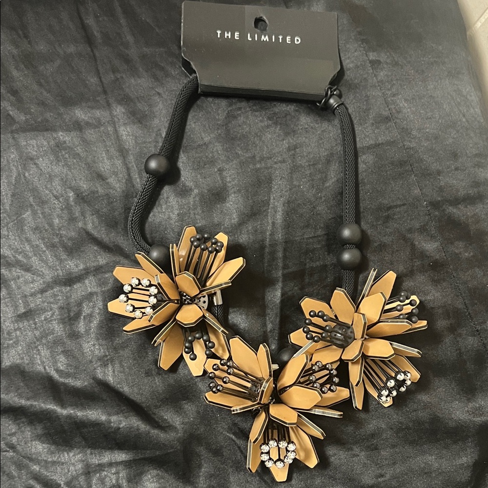 The Limited Black and Gold Statement Necklace